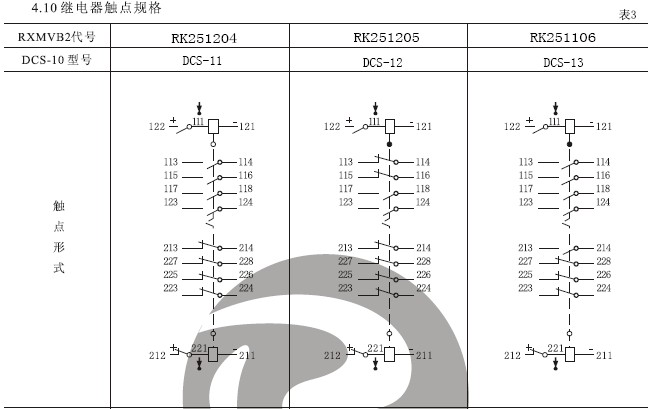 DCS-13雙位置繼電器結(jié)構(gòu)，外形尺寸及安裝開孔圖。