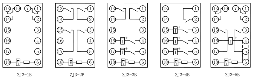 ZJ3-2B內(nèi)部接線圖