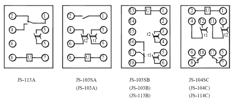 JS-103B內(nèi)部接線圖