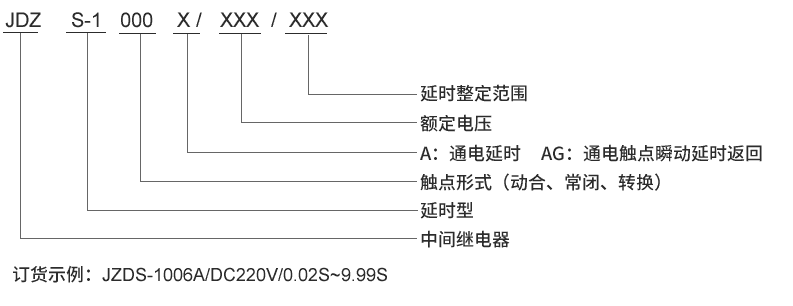 JDZS-1002A型號(hào)及其含義