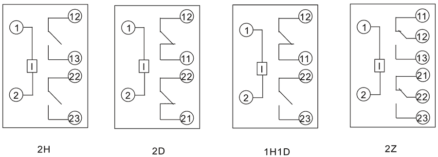 HDLN-1-1H1D-4內部接線圖