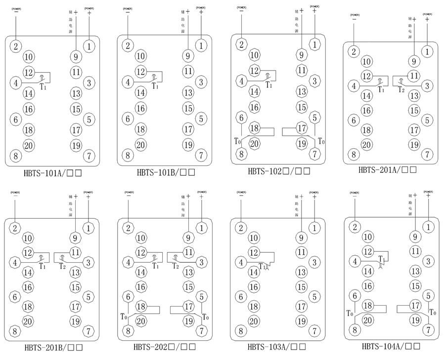 HBTS-101B/6內(nèi)部接線圖