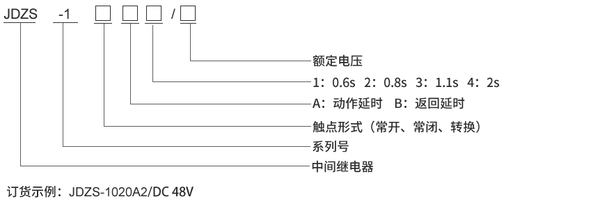 JDZS-1002型號(hào)及其含義